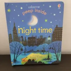 新品未使用 usborne Peep Inside Night Time