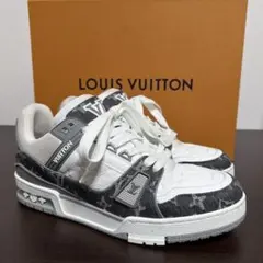 ルイヴィトン LVトレイナー モノグラムデニム レザー スニーカー size 6のサムネイル