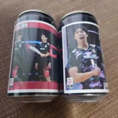 ラベルのみ JVA バレーボール男子日本代表 ラベル缶