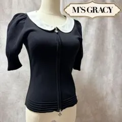 M'S GRACY 半袖ニット 2026新品未使用　38 2026年最新】M'S GRACY レディース 半袖 ニット・セーターの人気