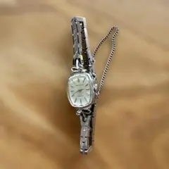 1967年　ヴィンテージ セイコー ソーラー　手巻き 17石 2P宝飾ラグ