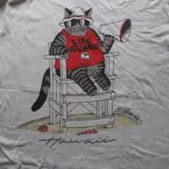 Crazy Shirts Hawaii 猫柄 Tシャツ 半袖 ホワイトのサムネイル
