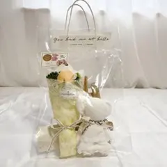 シャボンフラワー くまハンカチ ギフトセット