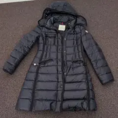 MONCLER エルミンヌ　ネイビーダウンジャケット フード付き