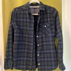 Marmot チェック柄 長袖シャツ
