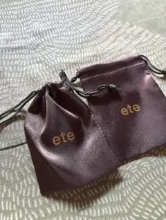 ete ジュエリー巾着袋 2枚セットのサムネイル