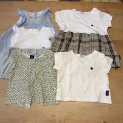 petit main他５着　ワンピース、Tシャツ/サイズ70〜80