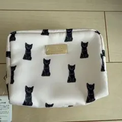 PAUL & JOE 黒猫柄ポーチ PJ-97