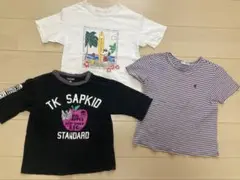 コムサデモード　TKSAPKID Tシャツ3枚セット　130のサムネイル