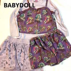 ラプンツェル　ベビードール　長袖カットソー　パンツ　スカート　セット 120