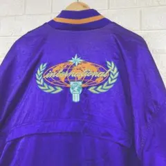 希少 80s NIKE international サテンスタジャン スカジャン