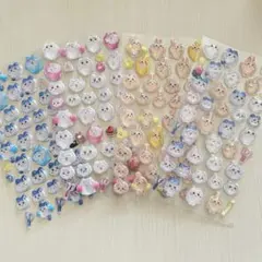 立体3Dシール４枚セット♡ボンボンドロップシール風♡