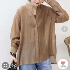 バンドカラー シャツ