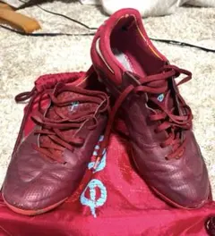 NIKE TIEMPO ティエンポ赤 25.5㎝ サッカースパイク 袋付き