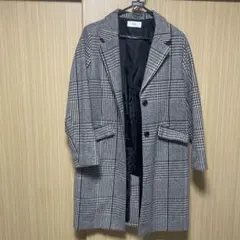 AZUL チェスターコート チェック　【美品】