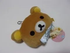 リラックマ ドットリボン ぬいぐるみ パスケース
