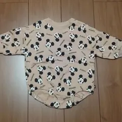 ミッキー フタフタ ロンパース 70