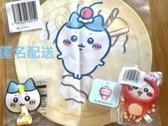 ちいかわクレープくじE賞ハンカチ＆ちいかわたこいかくじD賞マスコット