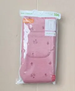 【新品未使用品】UNIQLO花柄 長ズボン 100cm