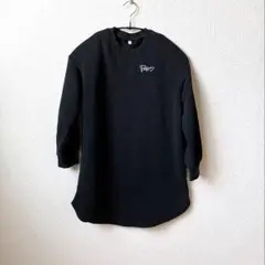 女の子　ワンピース　黒　セットアップ　トレーナー　長袖Tシャツ　チュニック