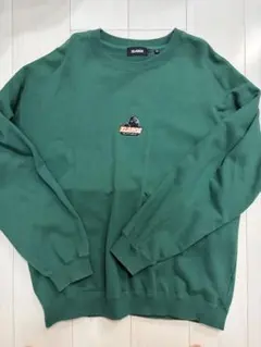 XLARGE グリーン スウェット トレーナー