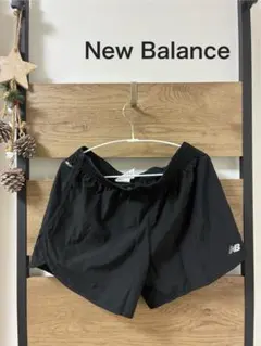 New Balance ブラックショートパンツL レディース
