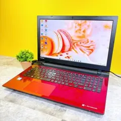 i7✨新品SSD512GB✨ブルーレイ フルHD カメラ Windows11赤 - メルカリ