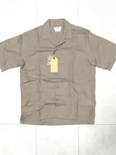 CIAO PANIC TYPY リネンレーヨンオープンカラー半袖シャツ M