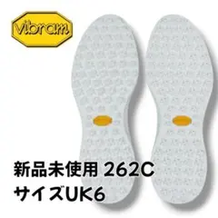 新品Vibram ビブラムソール 262C ホワイトUK6 ゴルフ用設計のサムネイル