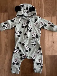 H&M ミッキーマウス フード付きセットアップ