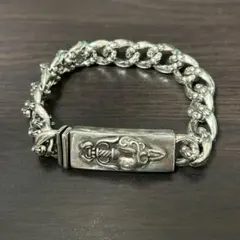 John Galliano IDプレート スカル ブレスレット John Galliano IDプレート スカル ブレスレット - メルカリ