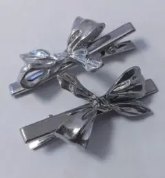 ヘアピン　リボン