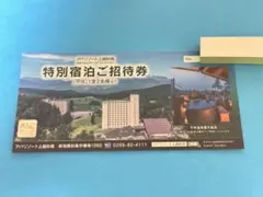 アパリゾート 上越妙高 特別宿泊ご招待券 1室2名 アパホテル 無料宿泊