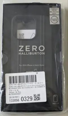 ZERO HALLIBURTON iPhone 16 Pro スマホケースカバー