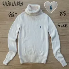 RALPH LAUREN SPORT タートルネック ニット XS ポニー刺繍