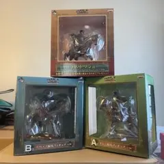 一番くじ 進撃の巨人　壁外調査女型捕縛作戦　エレン　リヴァイ 3点セット