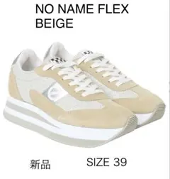 新品】NO NAME FLEX BEIGE サイズ39 - メルカリ
