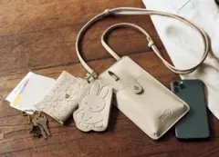 【未使用】ミッフィー スマホショルダー ポシェット 3点セット miffy