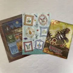 ポケモン クリアファイル2枚＆下敷き1枚セット