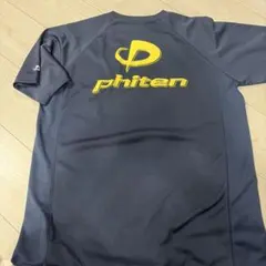 phiten ファイテン RAKUシャツ 半袖 Tシャツ ネイビー Lバレー