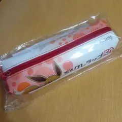 新品未開封　非売品　ポケモン　NEWクレラップ型マルチポーチ　イーブイ　赤