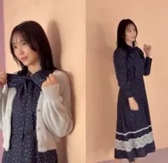 【野口衣織着用】tocco closet ハート柄ワンピース