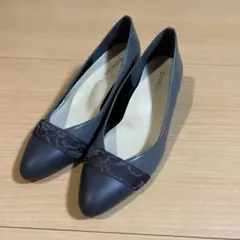 velikoko グレー色パンプス　23.5センチ