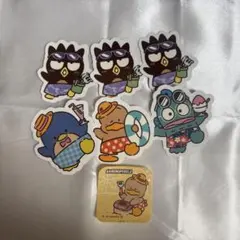 スシロー はぴだんぶい ピック シール 7枚セット ハンギョドン バツ丸ペックル