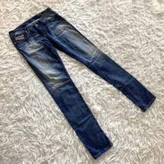 DIESEL/ディーゼル【S相当】ローウエスト スリム デニムパンツ/Gパンのサムネイル