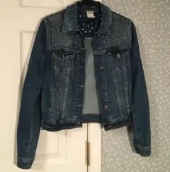 スタッズ付きデニムジャケット Gジャン