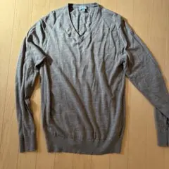UNIQLO メリノVネックセーター　 モカ
