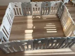 【送料込】折りたたみ式サークル　ベビーアイランドDX 16枚セット