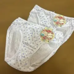 新品　Ｍ　綿100％ショーツ２枚セット　タンポポ柄　コットン100%