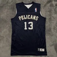 NBA ペリカンズ　バスケットボールシャツ　ゲームシャツ　リバーシブル　古着